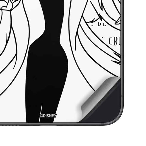 Disney Villains Cruella de Vil Black and White Galaxy S24 Skin