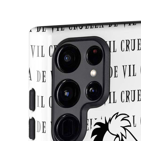Disney Villains Cruella de Vil Black and White Galaxy S25 Ultra Impact Case