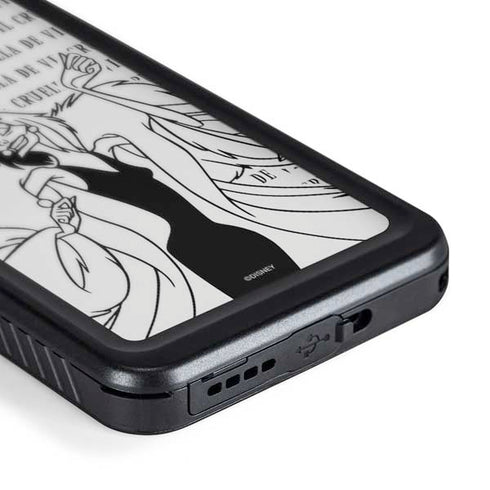 Disney Villains Cruella de Vil Black and White Galaxy S24 Waterproof Case