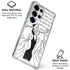 Disney Villains Cruella de Vil Black and White Galaxy S25 Ultra Clear Case