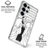 Disney Villains Cruella de Vil Black and White Galaxy S26 Ultra Clear Case