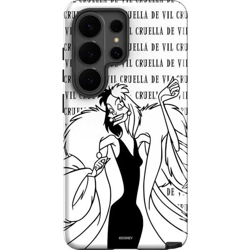 Disney Villains Cruella de Vil Black and White Galaxy S26 Ultra Impact Case