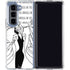 Disney Villains Cruella de Vil Black and White Galaxy Z Fold5 5G Clear Case