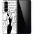 Disney Villains Cruella de Vil Black and White Galaxy Z Fold5 5G Skin