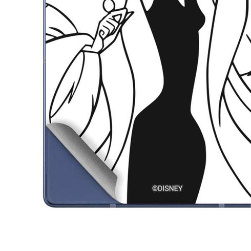 Disney Villains Cruella de Vil Black and White Galaxy Z Fold6 Skin