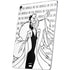 Disney Villains Cruella de Vil Black and White Apple iPad Air Skin