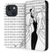 Disney Villains Cruella de Vil Black and White iPhone 14 Folio Case