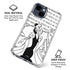 Disney Villains Cruella de Vil Black and White iPhone 15 Clear Case