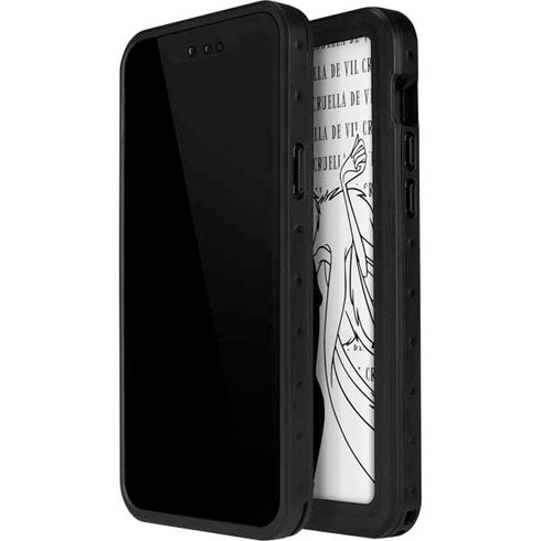 Disney Villains Cruella de Vil Black and White iPhone 15 Plus Waterproof Case