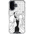 Disney Villains Cruella de Vil Black and White iPhone 16 Plus Clear Case