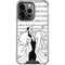 Disney Villains Cruella de Vil Black and White iPhone 16 Pro Clear Case