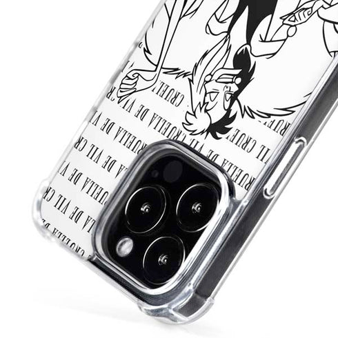 Disney Villains Cruella de Vil Black and White iPhone 16 Pro MagSafe Case