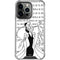 Disney Villains Cruella de Vil Black and White iPhone 16 Pro Max Clear Case