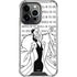 Disney Villains Cruella de Vil Black and White iPhone 16 Pro Max Clear Case