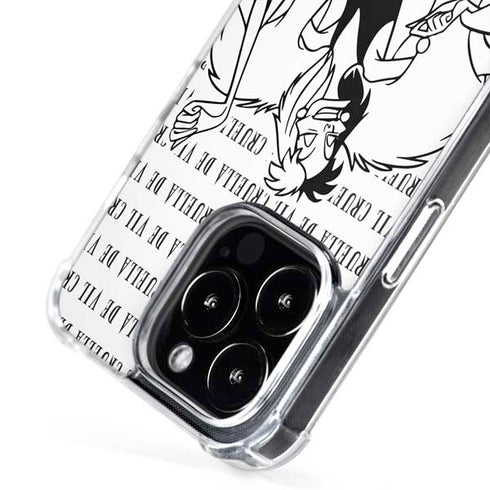 Disney Villains Cruella de Vil Black and White iPhone 16 Pro Max MagSafe Case