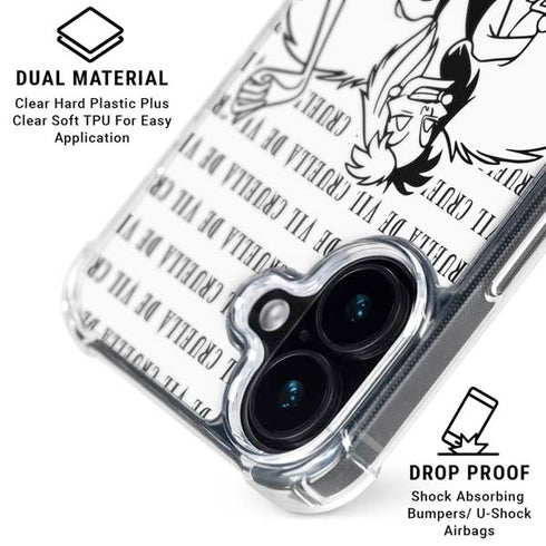 Disney Villains Cruella de Vil Black and White iPhone 17 MagSafe Case