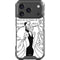 Disney Villains Cruella de Vil Black and White iPhone 18 Pro Clear Case
