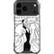 Disney Villains Cruella de Vil Black and White iPhone 18 Pro Max Clear Case