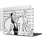 Disney Villains Cruella de Vil Black and White MacBook Pro 14in (2021-24) Case plus Skin