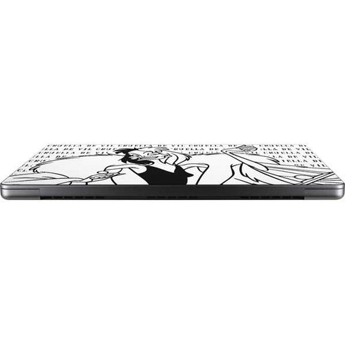 Disney Villains Cruella de Vil Black and White Apple MacBook Pro 14-inch Skin