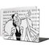 Disney Villains Cruella de Vil Black and White MacBook Cases