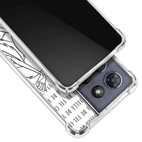 Disney Villains Cruella de Vil Black and White Moto G Stylus 5G (2025) Clear Case