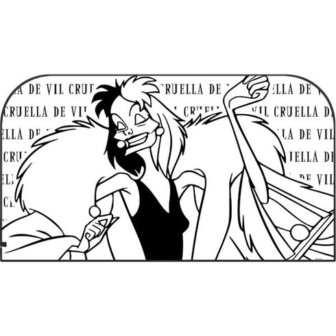 Disney Villains Cruella de Vil Black and White Nintendo Switch 2 (2025) with Joy-Con Skin