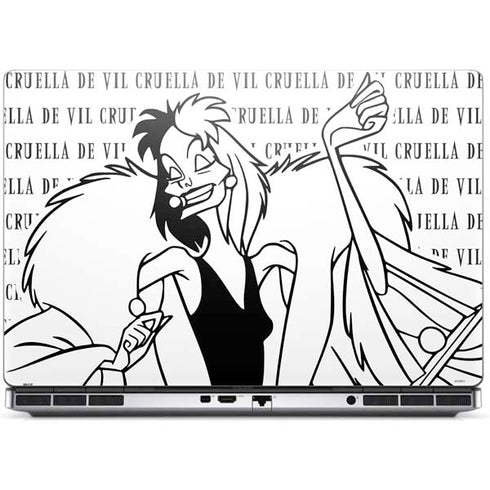 Disney Villains Cruella de Vil Black and White Dell Precision Skin