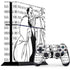 Disney Villains Cruella de Vil Black and White PlayStation PS4 Skins