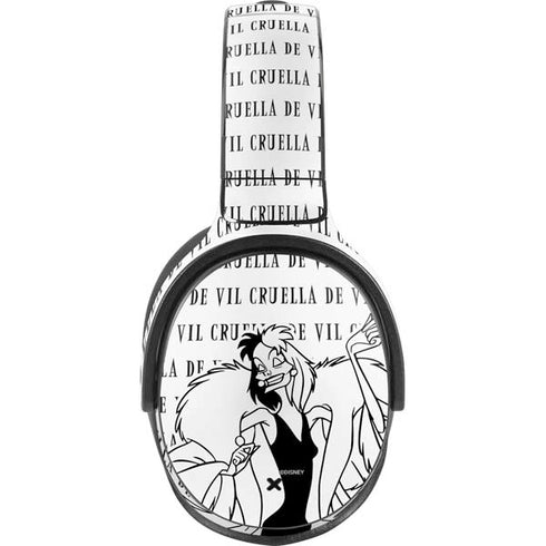 Disney Villains Cruella de Vil Black and White Skullcandy Venue Skin