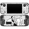 Disney Villains Cruella de Vil Black and White Steam Deck Handheld Gaming Computer OLED Skin