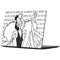 Disney Villains Cruella de Vil Black and White Surface Laptop 7 15in Skin