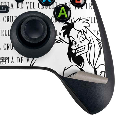 Disney Villains Cruella de Vil Black and White XBox Series X Digital Edition Bundle Skin