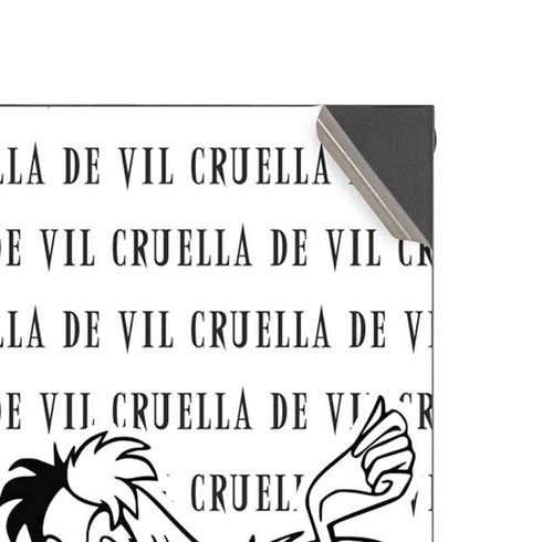 Disney Villains Cruella de Vil Black and White XBox Series X Digital Edition Console Skin