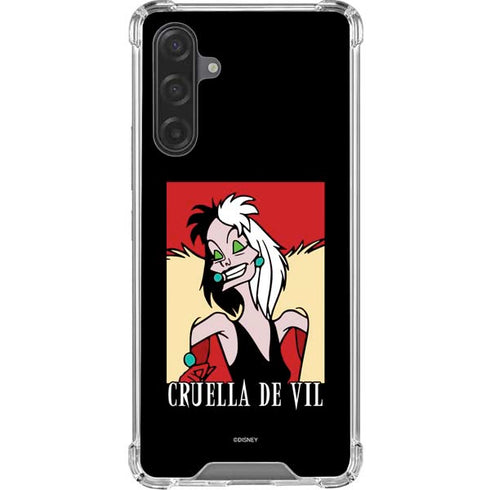 Disney Villains Cruella de Vil Galaxy A17 Clear Case