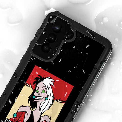 Disney Villains Cruella de Vil Galaxy S24 Plus Waterproof Case