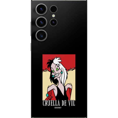 Disney Villains Cruella de Vil Galaxy S25 Ultra Skin