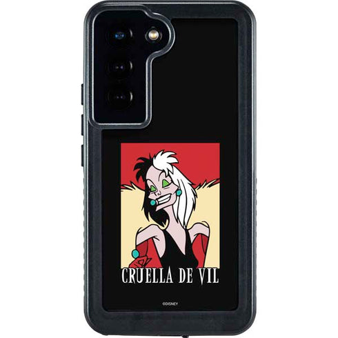Disney Villains Cruella de Vil Galaxy S24 Waterproof Case