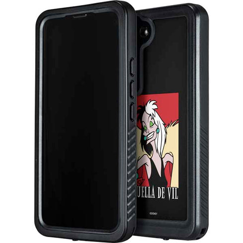 Disney Villains Cruella de Vil Galaxy S24 Waterproof Case