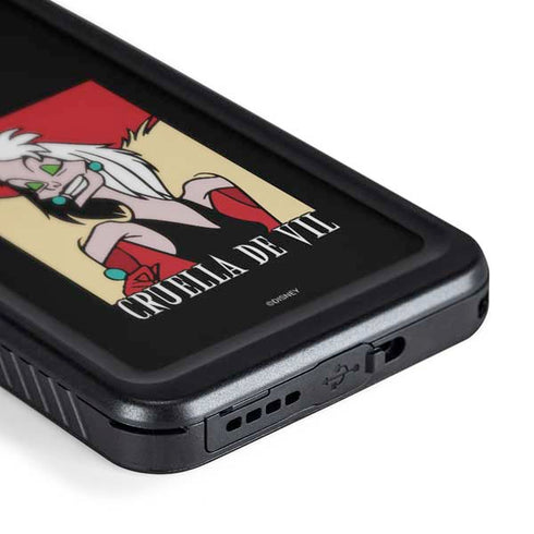 Disney Villains Cruella de Vil Galaxy S24 Waterproof Case