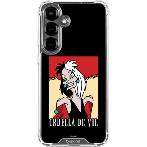 Disney Villains Cruella de Vil Galaxy S26 Clear Case