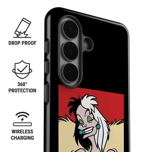 Disney Villains Cruella de Vil Galaxy S26 Impact Case