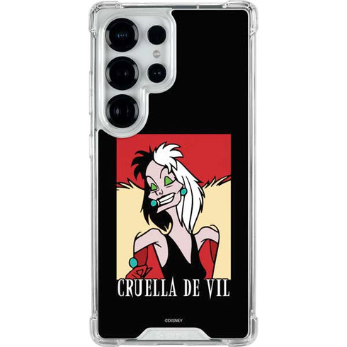 Disney Villains Cruella de Vil Galaxy S26 Ultra Clear Case