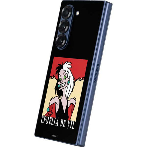 Disney Villains Cruella de Vil Galaxy Z Fold6 Skin