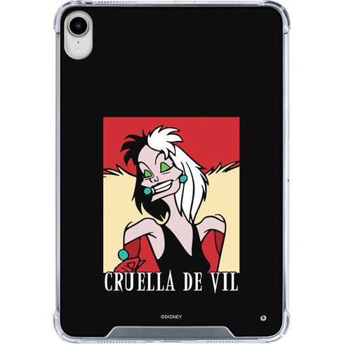 Disney Villains Cruella de Vil iPad 11th Gen (2025) Clear Case
