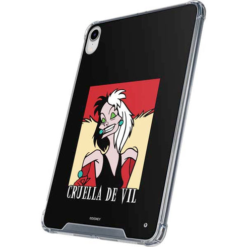 Disney Villains Cruella de Vil iPad 11th Gen (2025) Clear Case