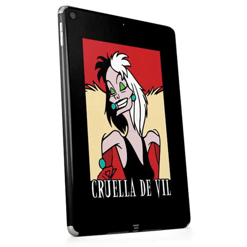 Disney Villains Cruella de Vil Apple iPad Skin