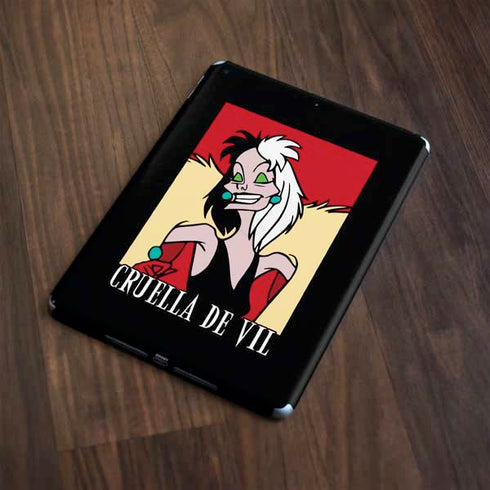 Disney Villains Cruella de Vil Apple iPad Skin