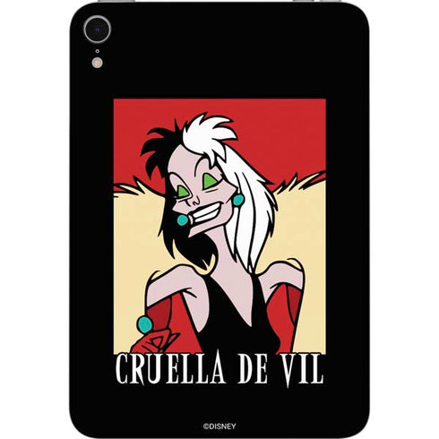 Disney Villains Cruella de Vil Apple iPad Mini Skin