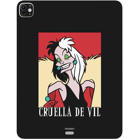 Disney Villains Cruella de Vil iPad Pro 13in M4 (2024) Skin
